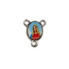 ET1670015P10 - Entremeio Imaculado Coração de Maria Resinado c/ 10un. - 1,5x1,1cm