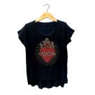 BB13385 - Bata Sagrado Coração de Jeus Preta