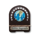 PB810002 - Porta Bíblia N. Sra. Das Graças MDF Resinado - 22x17,5cm