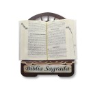PB810535 - Porta Bíblia Jesus Misericordioso MDF Resinado - 22x17,5cm