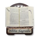 PB811557 - Porta Bíblia Jesus Misericordioso MDF Resinado - 26x21,5cm
