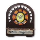 PB811900 - Porta Bíblia Divino Espírito Santo MDF Resinado - 26x21,5cm