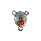 ET1671057P5 - Entremeio Sagrado Coração de Maria Resinado c/ 5un. - 1,9x1,5cm