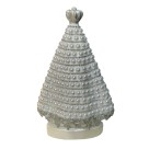 IM100301 - Imagem N. Sra. Aparecida c/ Pérola e Strass Prata - 24,5x17cm