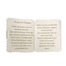 CD49100 - Cartão c/ Medalha Dízimo - 7,5x6cm