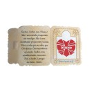 CD49100 - Cartão c/ Medalha Dízimo - 7,5x6cm