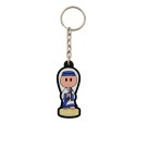 CH50038P10 - Chaveiro Madre Teresa de Calcutá Emborrachado c/ 10un. - 11x2,5cm