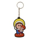 CH50052P10 - Chaveiro Mãe Rainha Emborrachado c/ 10un. - 11,5x4cm