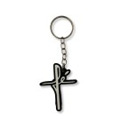CH50850P10 - Chaveiro Fé Emborrachado c/ 10un. - 10,5x4cm