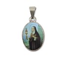 MD126035P2 - Medalha Santa Clara PX Dupla Níquel c/ 2un. - 3X1,5cm