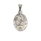 MD125060P2 - Medalha N. Sra. De Achiropita PX Níquel c/ 2un. - 3X1,5cm
