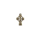 CZ891032P10 - Cruz Metal Ouro Velho Divino Espírito Santo c/ 10un. - 2,5x1,5cm