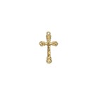 CZ891286P6 - Crucifixo Metal Dourado c/ 6un. - 3,4x2cm