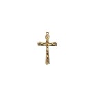 CZ861105P2 - Crucifixo Metal Dourado c/ 2un. - 4,1x2,4cm