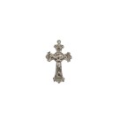 CZ861200P2 - Cruz São Bento Metal Níquel c/ 2un. - 4,4x2,7cm