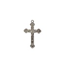 CZ861280P2 - Crucifixo Metal Níquel c/ 2un. - 4,6x2,8cm