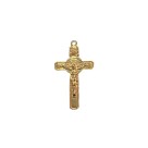 CZ861556 - Cruz São Bento Metal Dourado - 5,1x2,9cm