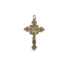 CZ861603 - Crucifixo Metal Dourado - 4,7x3,1cm