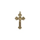 CZ861413P2 - Crucifixo Metal Dourado c/ 2un. - 4,7x2,7cm