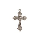 CZ861755 - Crucifixo Metal Níquel - 5,9x3,9cm