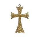 CZ851524 - Cruz Metal Dourado - 8,3x5,9cm