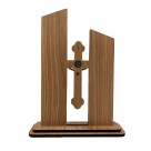 QD1987403 - Adorno de Mesa São Bento - 27,5x20,5cm (AD103)