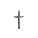 CZ861383P3 - Crucifixo Metal Níquel c/ 3un. - 5x2,7cm