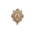 ET1610107 - Entremeio N. Sra. Aparecida Dourada - 4,4x3,4cm