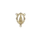 ET1470010 - Entremeio N. Sra. Aparecida Metal Dourado c/ Strass -  3,2x2,1cm