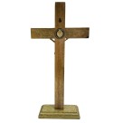 CU760062 - Crucifixo de Mesa Madeira - 35x17cm (3354)