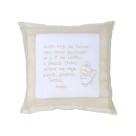 AL80062 - Almofada Santo Anjo Bege - 24x24cm
