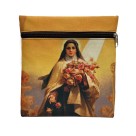 BS1930520 - Bolsa Transversal Santa Terezinha das Rosas - 19x9,5cm