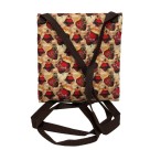 BS1930560- Bolsa Transversal Sagrado Coração - 19x9,5cm