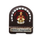 PB810572 - Porta Bíblia Papa Leão XIV MDF Resinado - 22x17,5cm