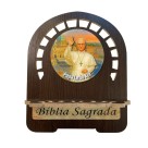 PB811571 - Porta Bíblia Papa Leão XIV MDF Resinado - 26x21,5cm