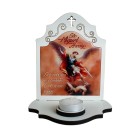 QD1987020 - Capela com Vela São Miguel Arcanjo - 17,5x14cm 