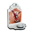 QD1987020 - Capela com Vela São Miguel Arcanjo - 17,5x14cm 