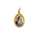 MD102236P20 - Medalha de Alumínio Oval Dourada c/ 20un. São  Bento - 1,5x1cm