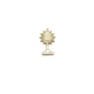 BO112001P6 - Botton Primeira Eucaristia Ostensório Dourado c/ 6un. - 2x1cm