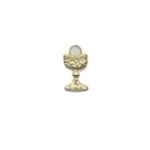 BO112011P6 - Botton Primeira Eucaristia Cálice Dourado c/ 6un. - 3x1,3cm