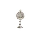 BO112040P2 - Botton Primeira Eucaristia Ostensório Níquel c/ 2un. - 6,5x3cm