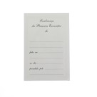 CT112052 - Cartão Lembrança Primeira Eucaristia Menina c/ Dezena - 9,5x6,5cm