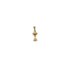 PG112021P3 - Pingente Primeira Eucaristia Dourado c/ 3un. - 3x1cm