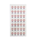 AD34001 - Adesivos de Crisma (Cartela c/ 35 un.) - 2,3x1,4cm