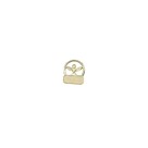 BO34001P6 - Botton de Crisma c/ 6un. Dourado - 1,8x1,5cm