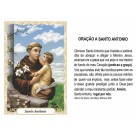 ST16020 - Mini Santinho Santo Antônio de Biscuit c/ Oração