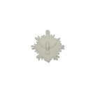 DI16100 - Divino Espírito Santo Resplendor Biscuit Branco - 4x4cm