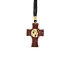 CC14001 - Cordão c/ Cruz Primeira Eucaristia Menino Madeira - 38cm