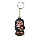 CH50022 - Chaveiro Santa Rita de Cássia Emborrachado - 11x3cm