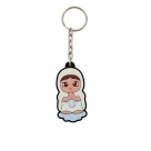 CH50046 - Chaveiro N. Sra. De Lourdes Emborrachado - 11x3cm